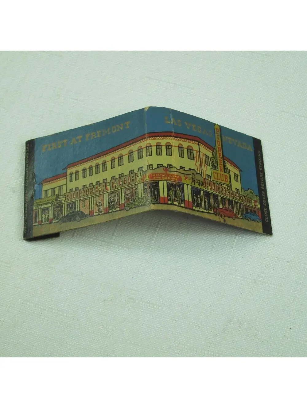 3 Vintage Matchbooks Minneapolis Club, Pioneer Club Las Vegas & BPOE Elks Lodge